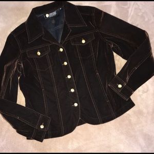 Christine Alexander Velour Blazer